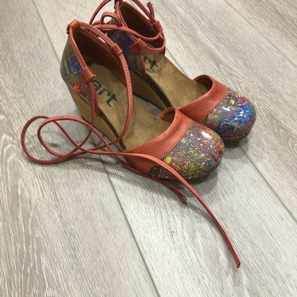 Colorful Women's Wedge Shoes from “The Art Company”-like new